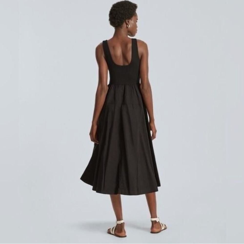 Everlane Black Midi Tank Dress - Picture 5 of 9
